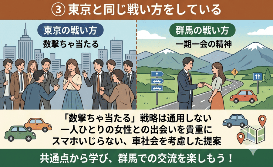東京と同じ戦い方をしている