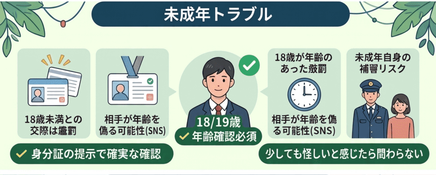 未成年トラブル