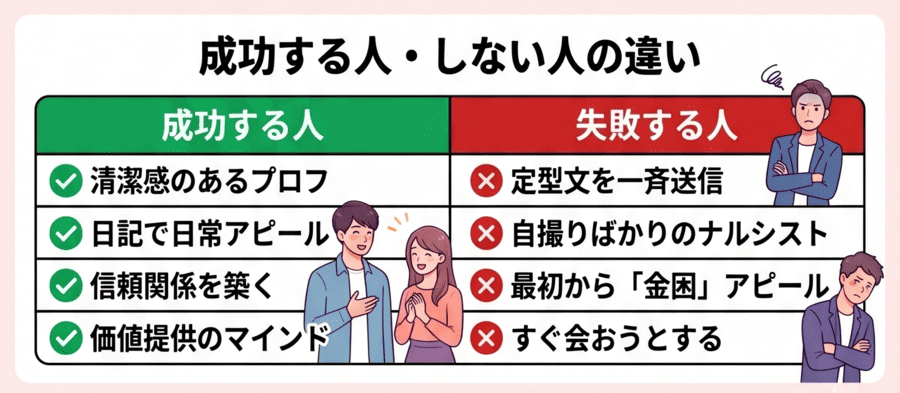 成功する人・しない人の違い