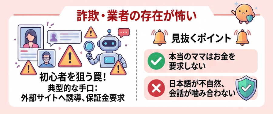 詐欺・業者の多さが怖い