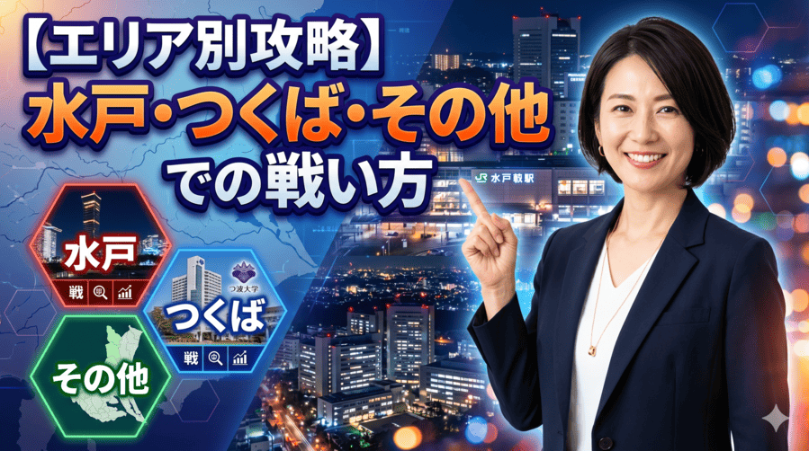 【エリア別攻略】水戸・つくば・その他での戦い方
