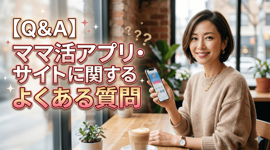 【Q&A】ママ活アプリ・サイトに関するよくある質問