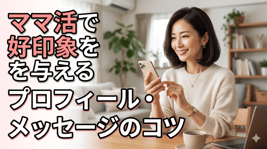 ママ活で好印象を与えるプロフィール・メッセージのコツ