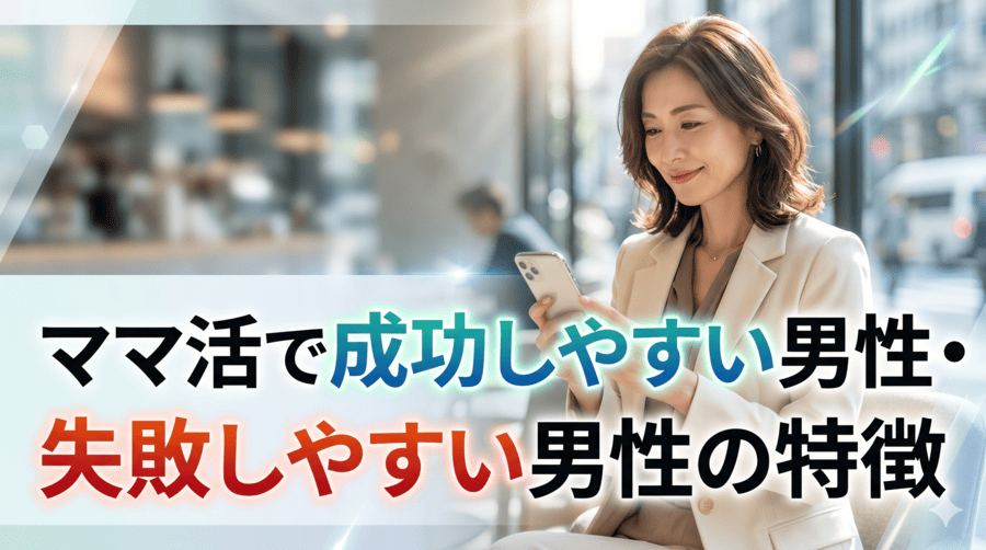 ママ活で成功しやすい男性・失敗しやすい男性の特徴