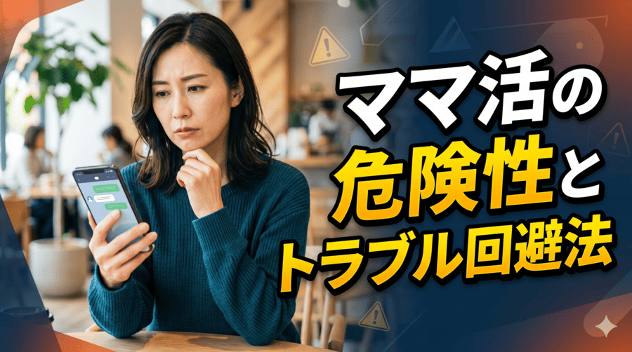 ママ活の危険性とトラブル回避法
