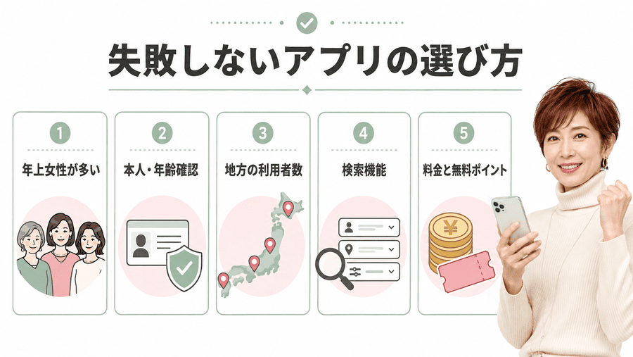 失敗しないママ活アプリの選び方