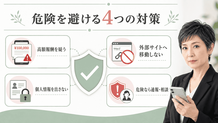 ママ活の危険性と安全に利用するための回避策