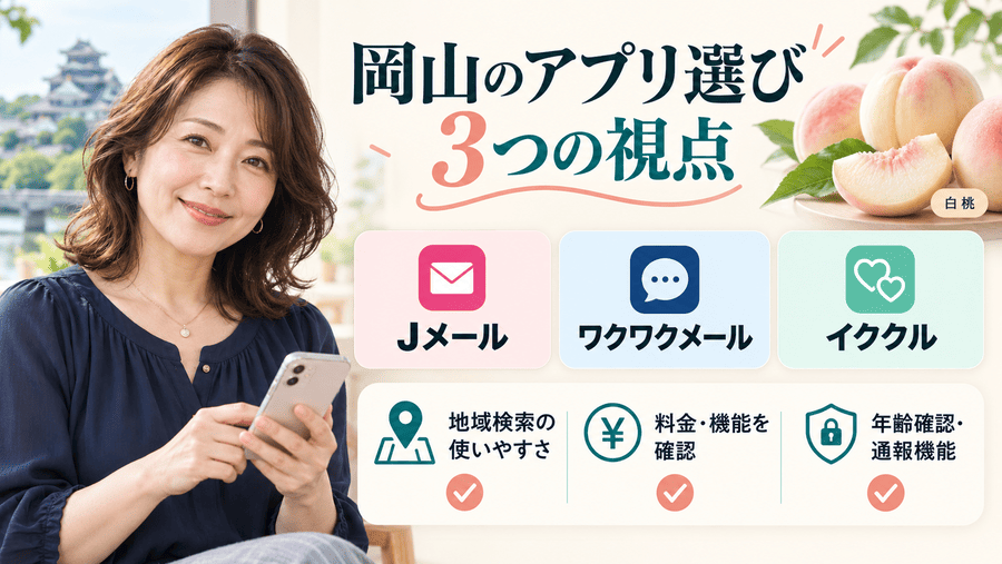 岡山のママ活でおすすめのアプリ