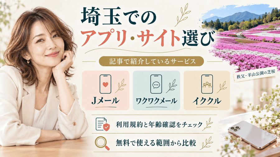 埼玉でおすすめのママ活アプリ・マッチングサイト