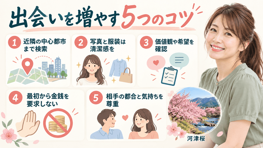 静岡で年上女性との出会いを増やす5つのコツ