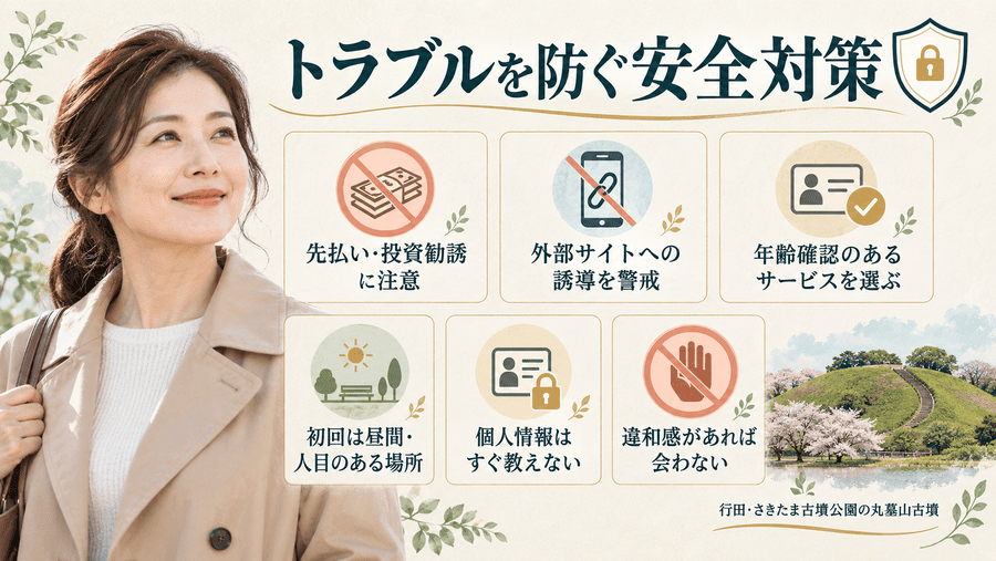 埼玉でママ活するときのトラブル事例と安全対策
