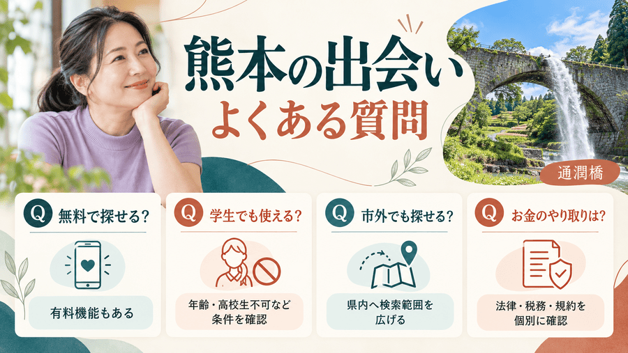 熊本のママ活に関するよくある質問