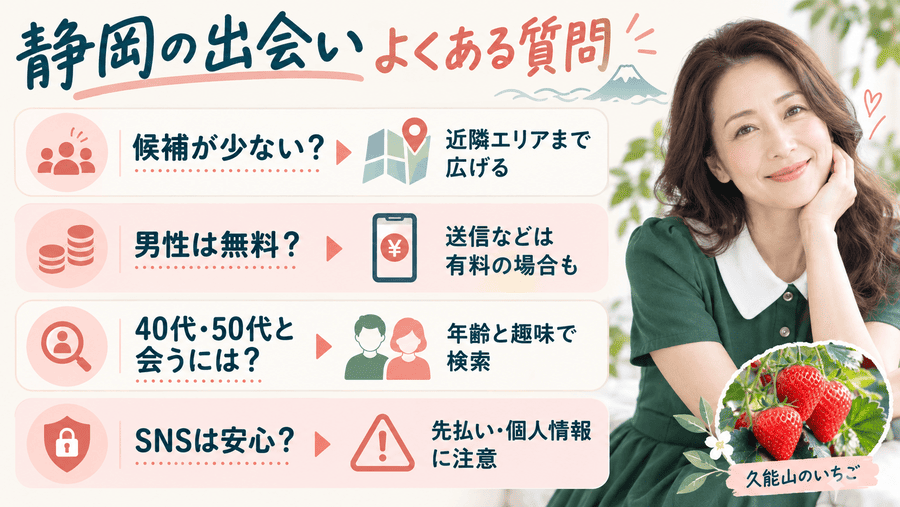 静岡のママ活に関するよくある質問