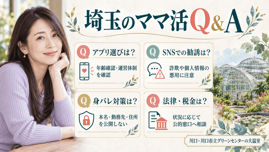 埼玉のママ活についてよくある質問