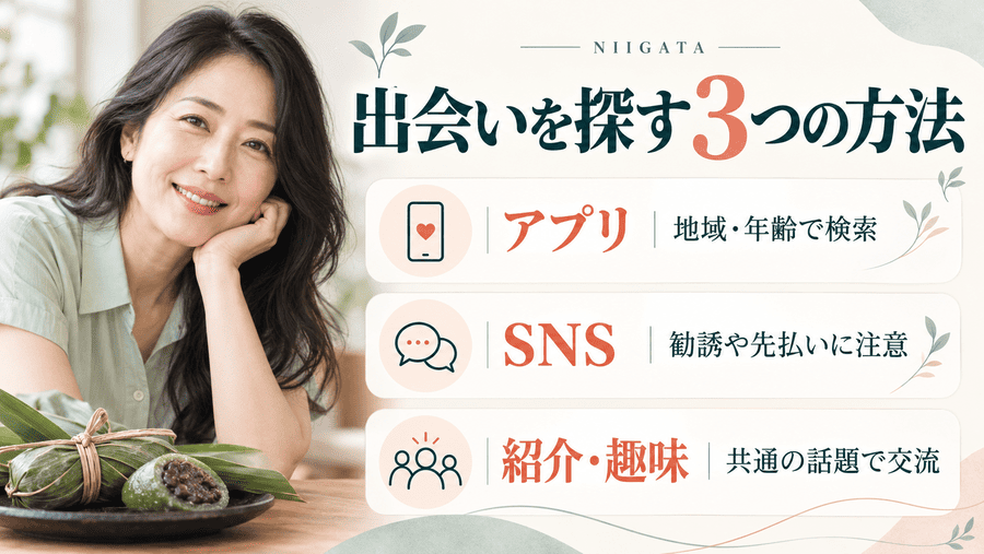 新潟でママ活相手を探す方法3選