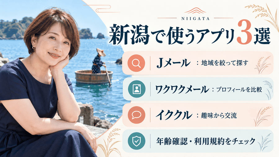 新潟でママ活相手を探すおすすめアプリ3選
